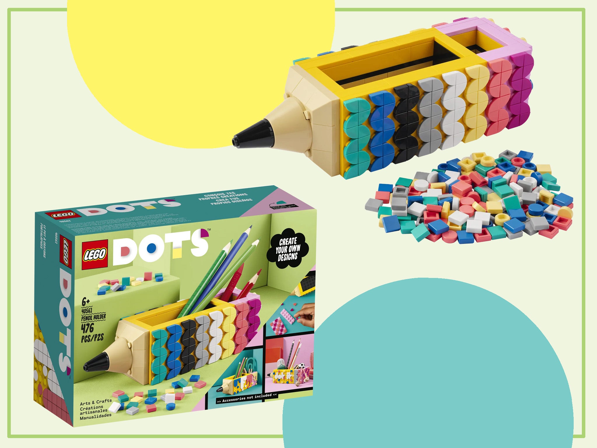 Lego dots pencil holder gift How to claim the kids back to school